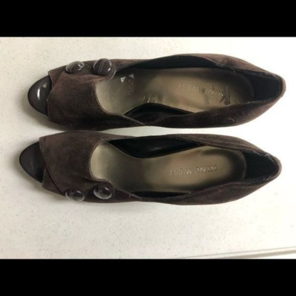 Nine West Size 8.5 Women’s Dark Brown High Heel Shoes